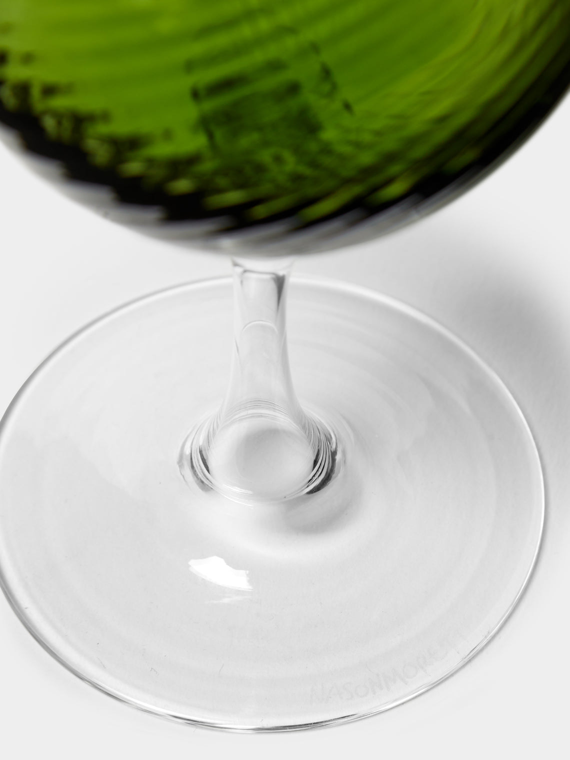 NasonMoretti - Twisted Soraya Hand-Blown Murano White Wine Glass -  - ABASK