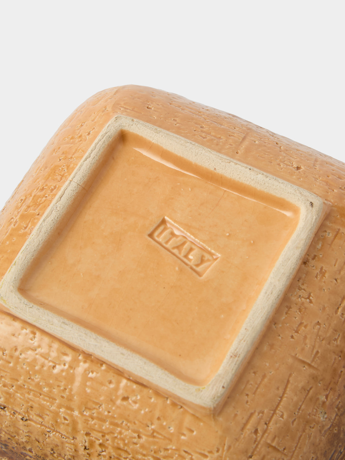 Antique and Vintage - 1970s Bitossi Ceramiche Sahara Ceramic Ashtray - Brown - ABASK