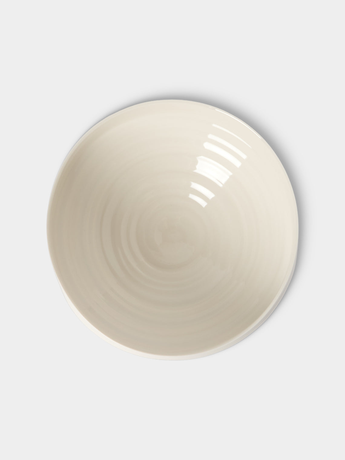 Johanne Coker - No. 9 Hand-Thrown Porcelain Bowl - White - ABASK
