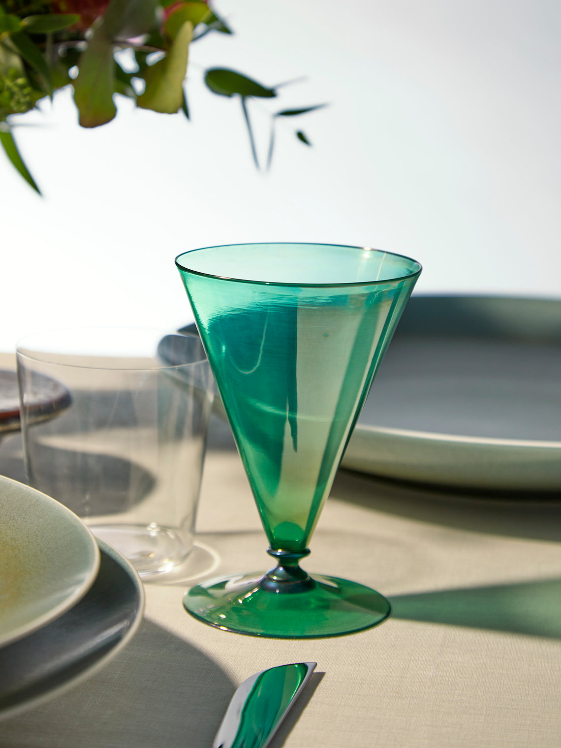 Antique and Vintage - 1930s Murano Lustre Large Wine Glass (Set of 10) -  - ABASK