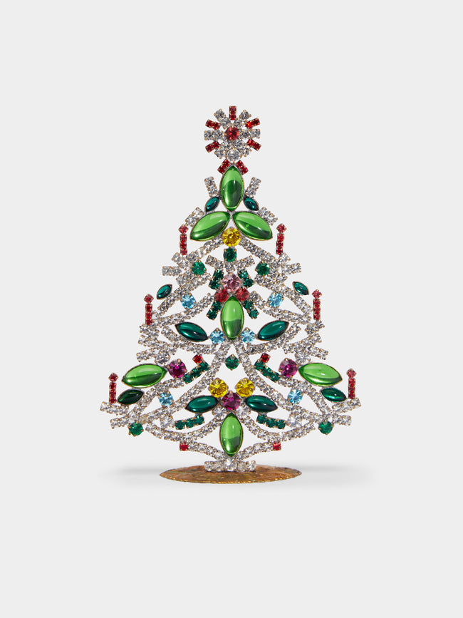 Antique and Vintage - 1930s Czech Jewelled Medium Christmas Tree -  - ABASK - 
