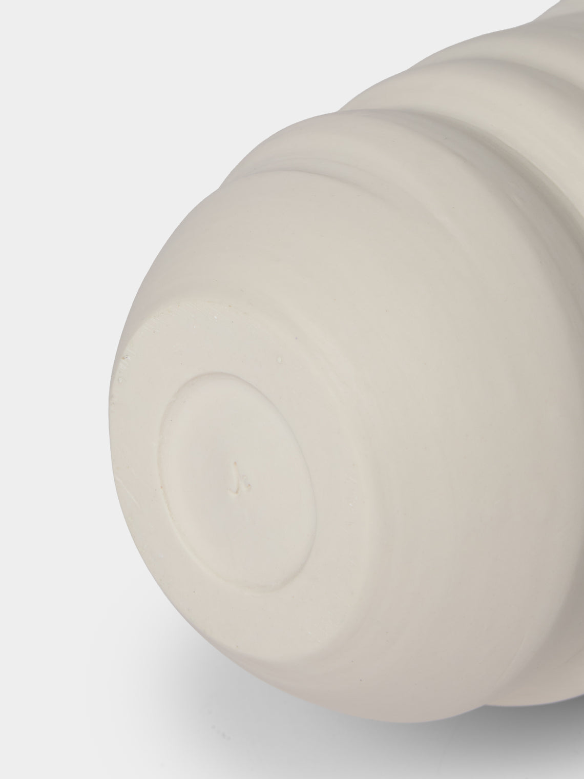 Johanne Coker - No. 7 Hand-Thrown Porcelain Vase (17.5in/45cm) - White - ABASK