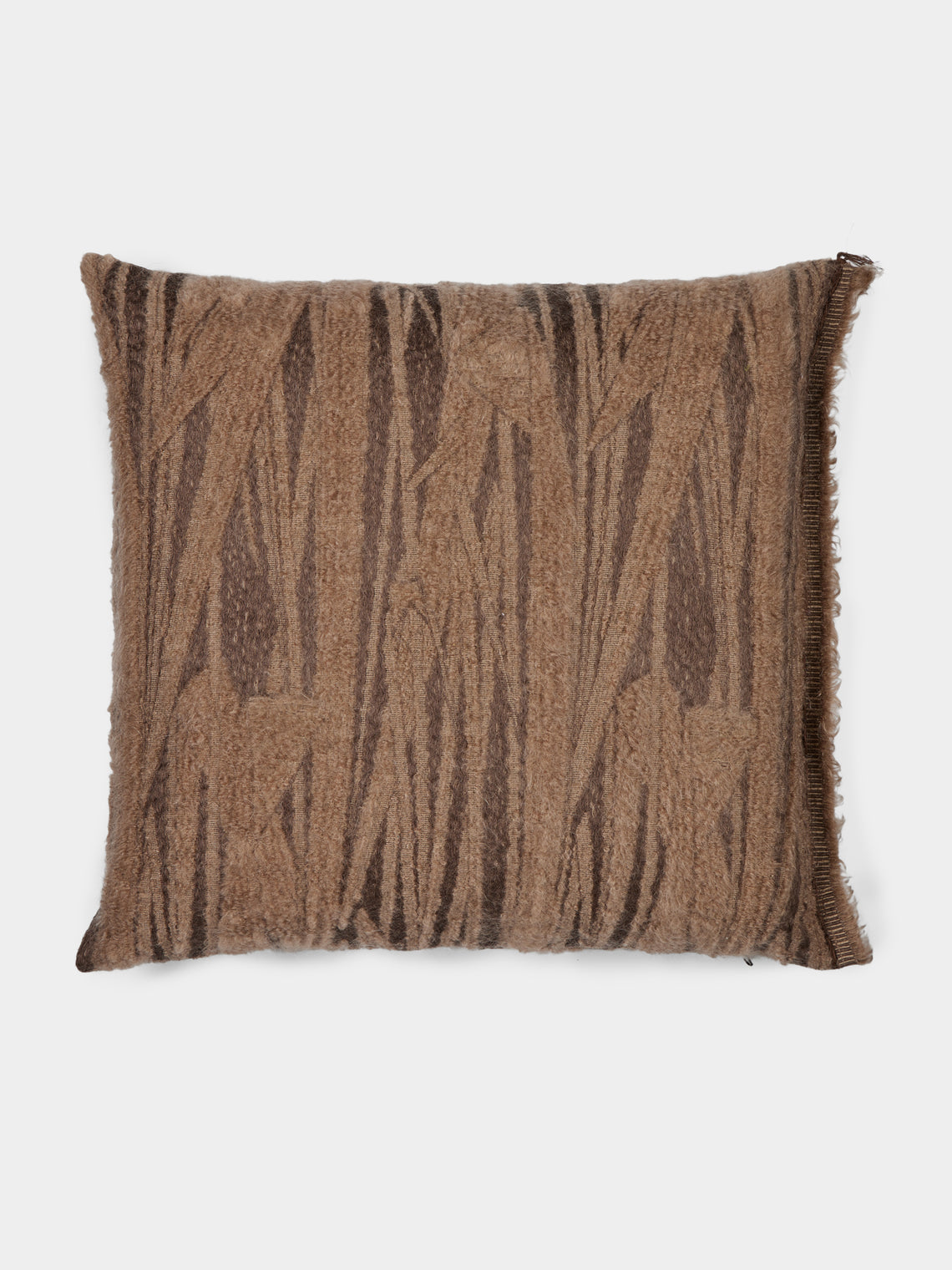 The House of Lyria - Abibo Mohair and Cotton Cushion (21.5in/55cm) - Beige - ABASK - 