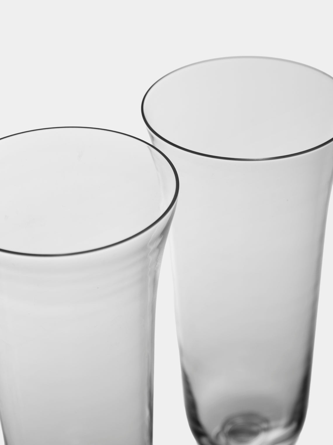 Antique and Vintage - 1947 Daum Saumur Champagne Glasses (Set of 12) - Clear - ABASK