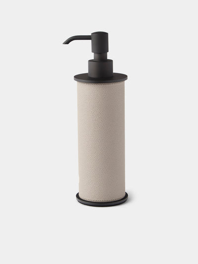 Giobagnara - Positano Leather Soap Dispenser - Light Gray - ABASK - 