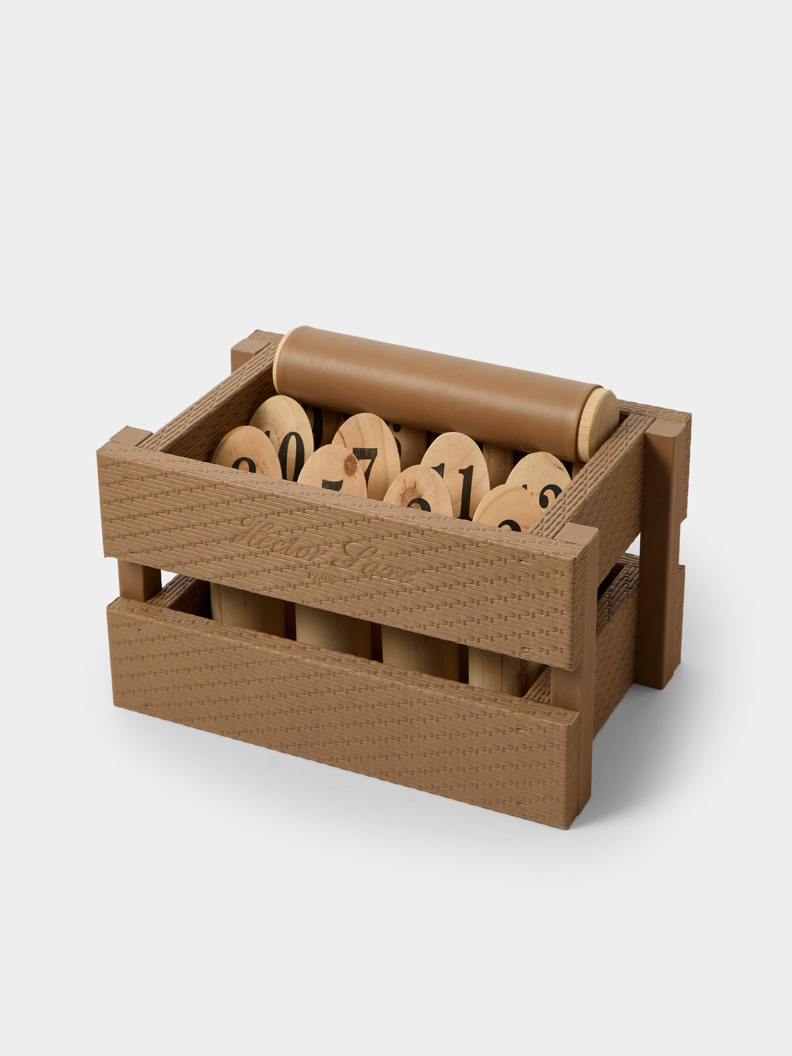 Hector Saxe - Leather Finnish Skittles Set - Brown - ABASK - 