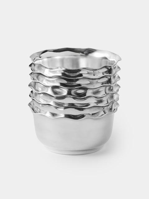 Antique and Vintage - 1954 Gio Ponti Silver-Plated Dishes (Set of 6) - Silver - ABASK - 