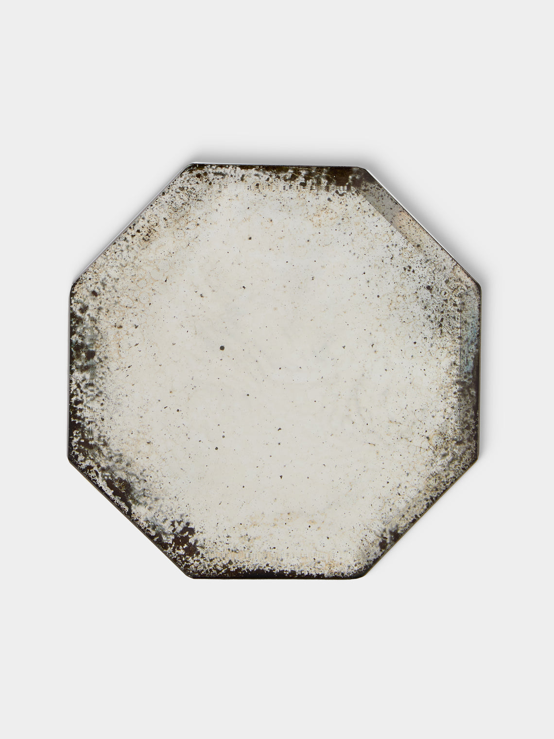 Borgo delle Tovaglie - Octo Mirrored Glass Coasters (Set of 6) - Silver - ABASK