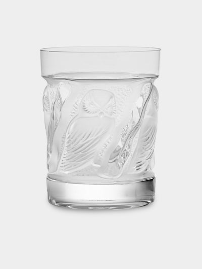 Lalique - Owl Crystal Old Fashioned Tumbler - Clear - ABASK - 