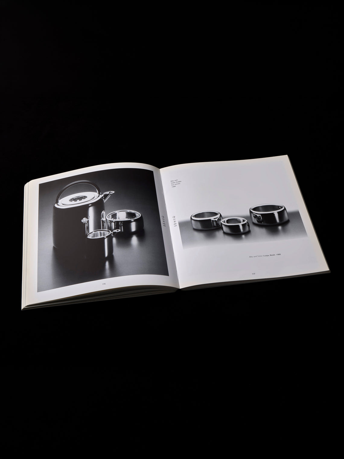 San Lorenzo - 1988 Afra and Tobia Scarpa Engraved Sterling Silver Tea Service (Set of 3) - Silver - ABASK