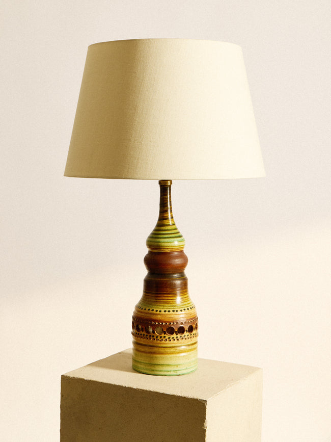 Antique and Vintage - 1960s Georges Pelletier Ceramic Table Lamp - Multiple - ABASK