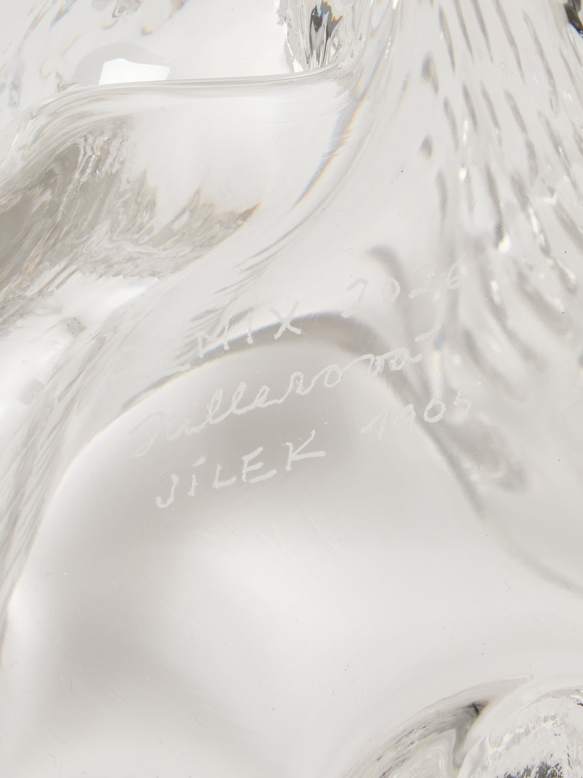 Hana Hillerová - Remix Hand-Blown Glass Vessel (7.5in/19cm) - Clear - ABASK