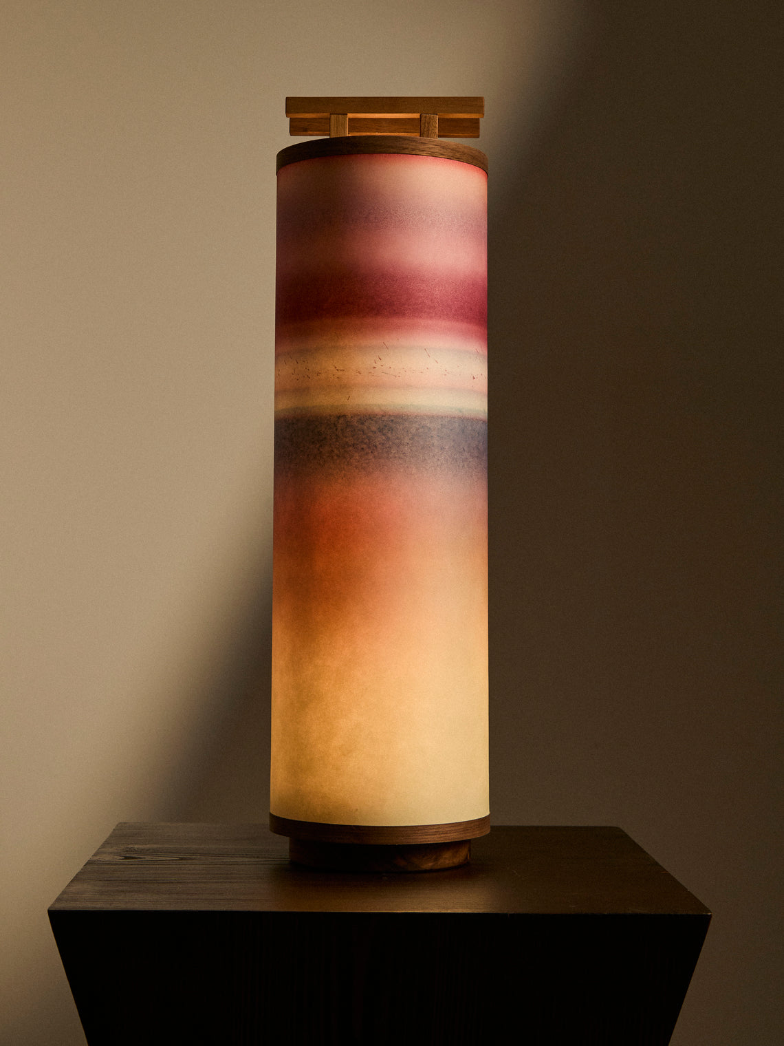 Maxime Prange - Torii Walnut and Washi Paper Large Table Lamp - Multiple - ABASK