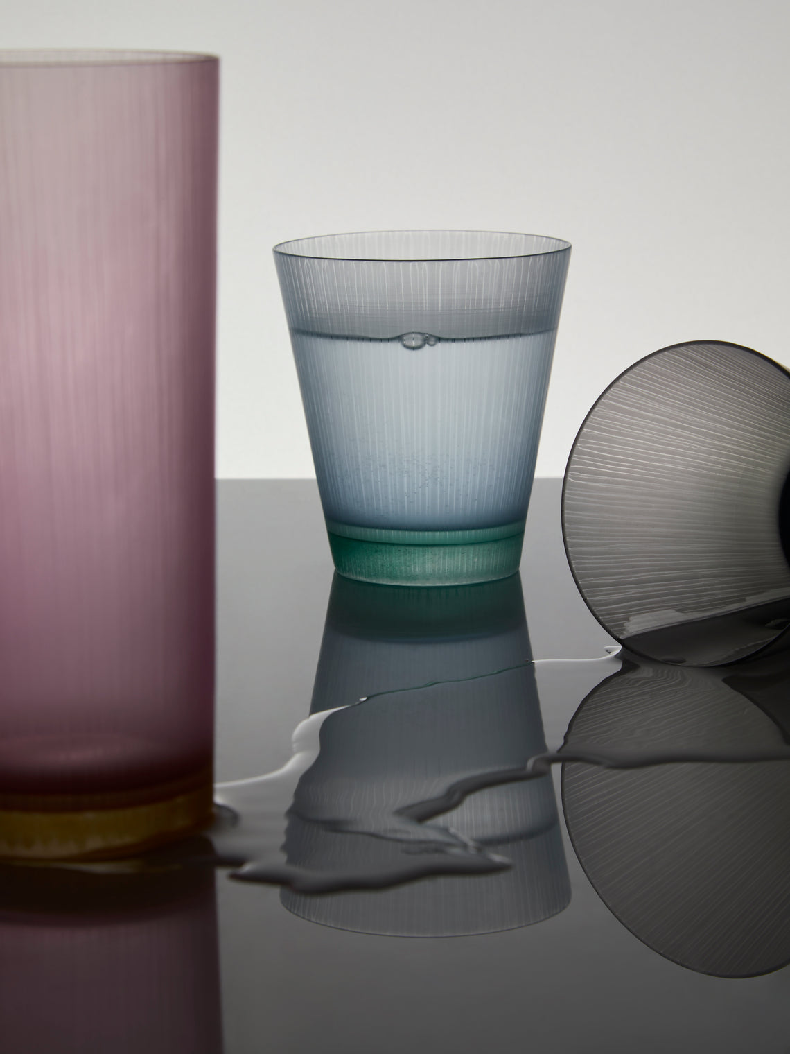 Takeyoshi Mitsui - Silence Hand-Blown Glass Tumbler - Blue - ABASK