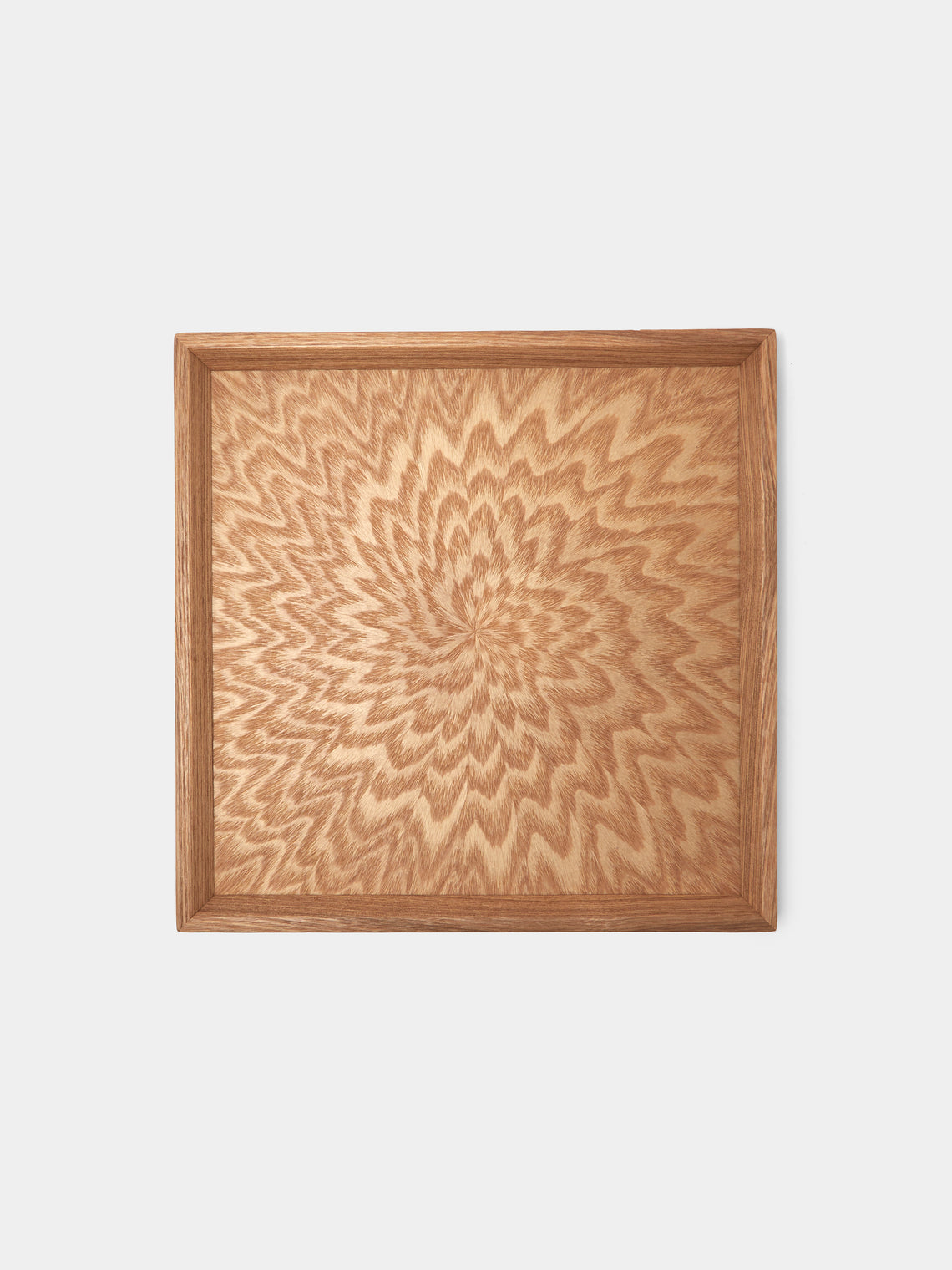 Mori Kougei - Poke Ash Wood Square Tray (10.5in/26.5cm) - Brown - ABASK - 