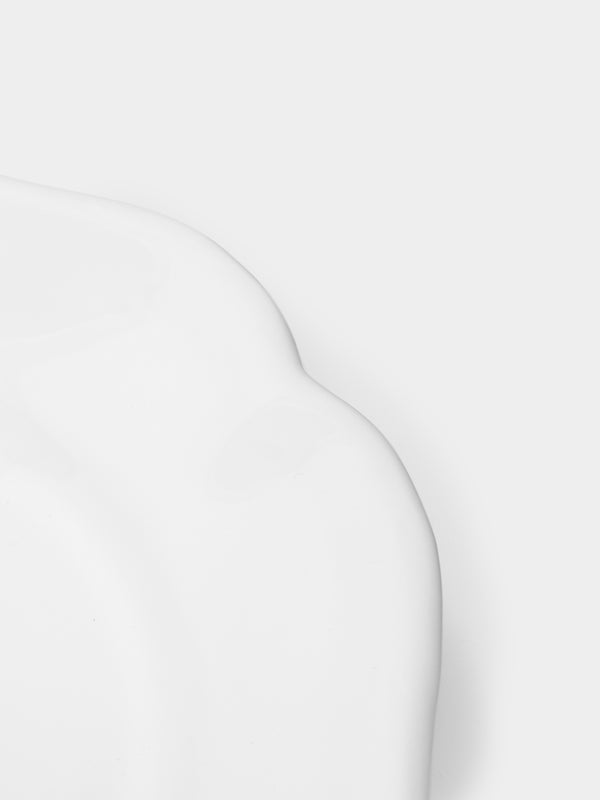 Bourg Joly Malicorne - Festons Ceramic Oval Serving Dish -  - ABASK