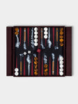 Alexandra Llewellyn - Cigar Travel Backgammon Set - Black - ABASK - 