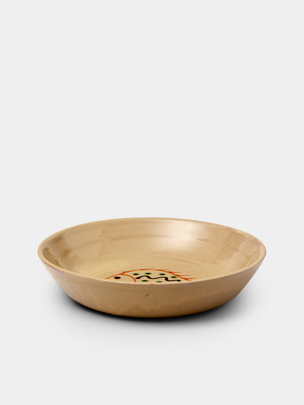 Poterie de Cliousclat - Fish Hand-Glazed Slipware Bowls (Set of 4) - Ivory - ABASK - 