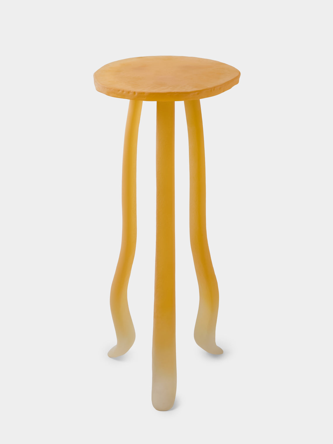 Szymon Keller - Lung Resin Martini Table (23.5in/60cm) - Yellow - ABASK