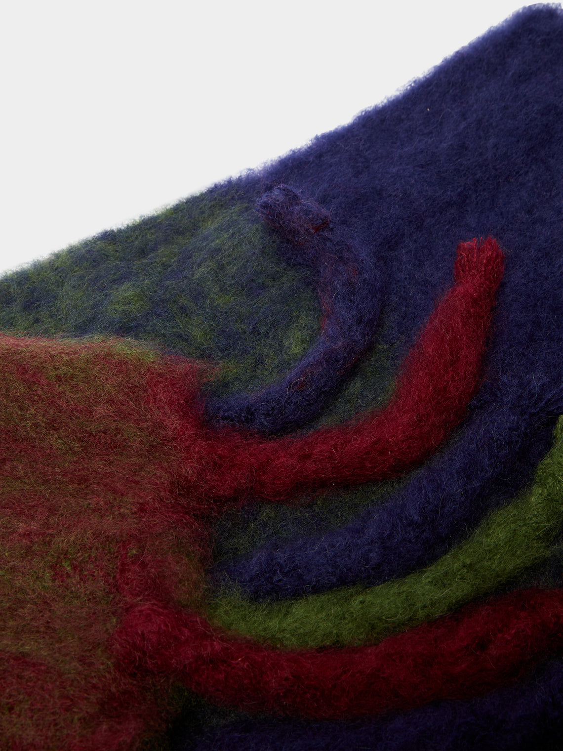 Lena Rewell - Boreas Handwoven Mohair Blanket (71in/1.8m) -  - ABASK