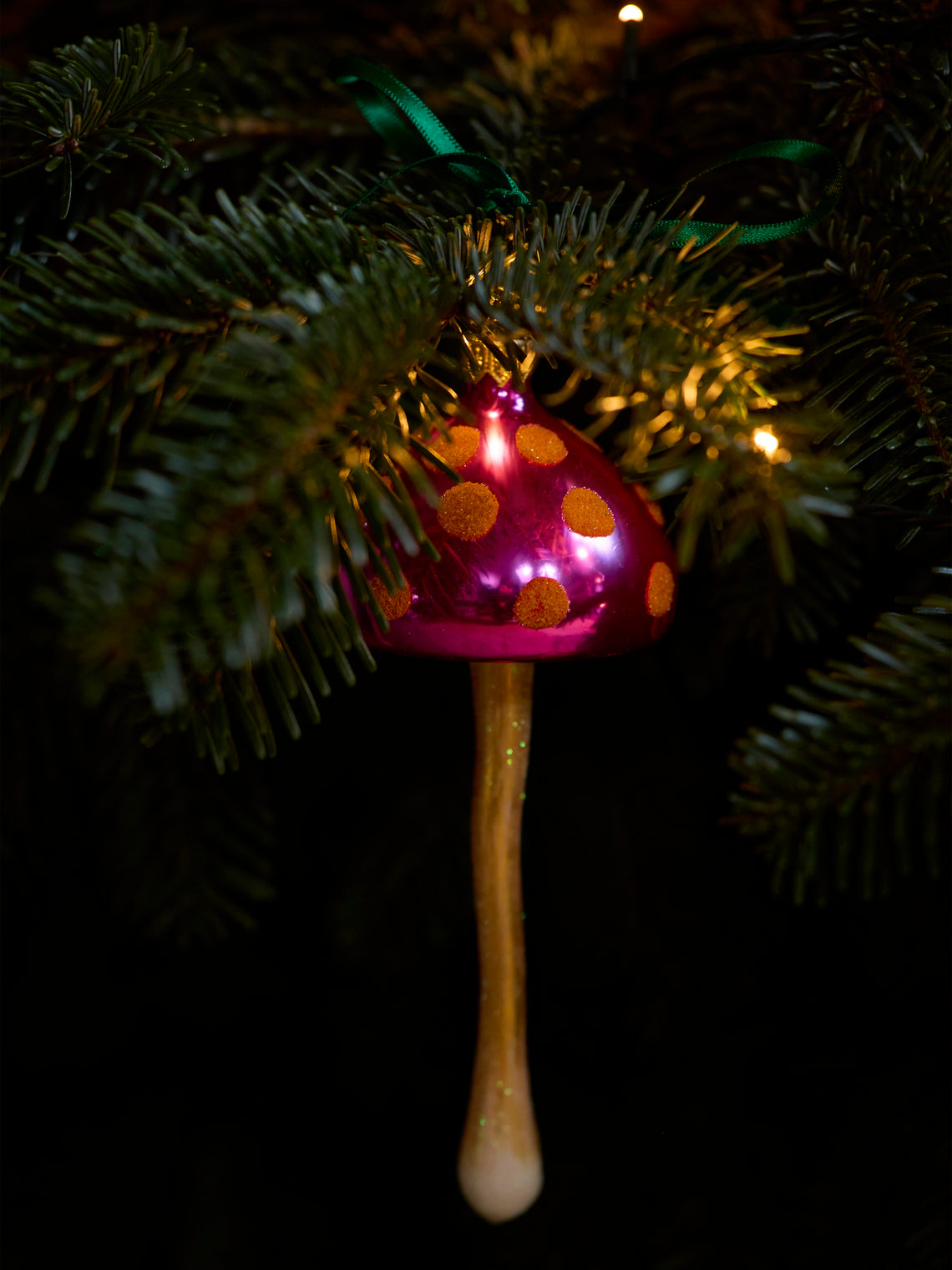 ABASK Decorations - Mushroom Hand-Blown Glass Baubles (Set of 8) - Multiple - ABASK