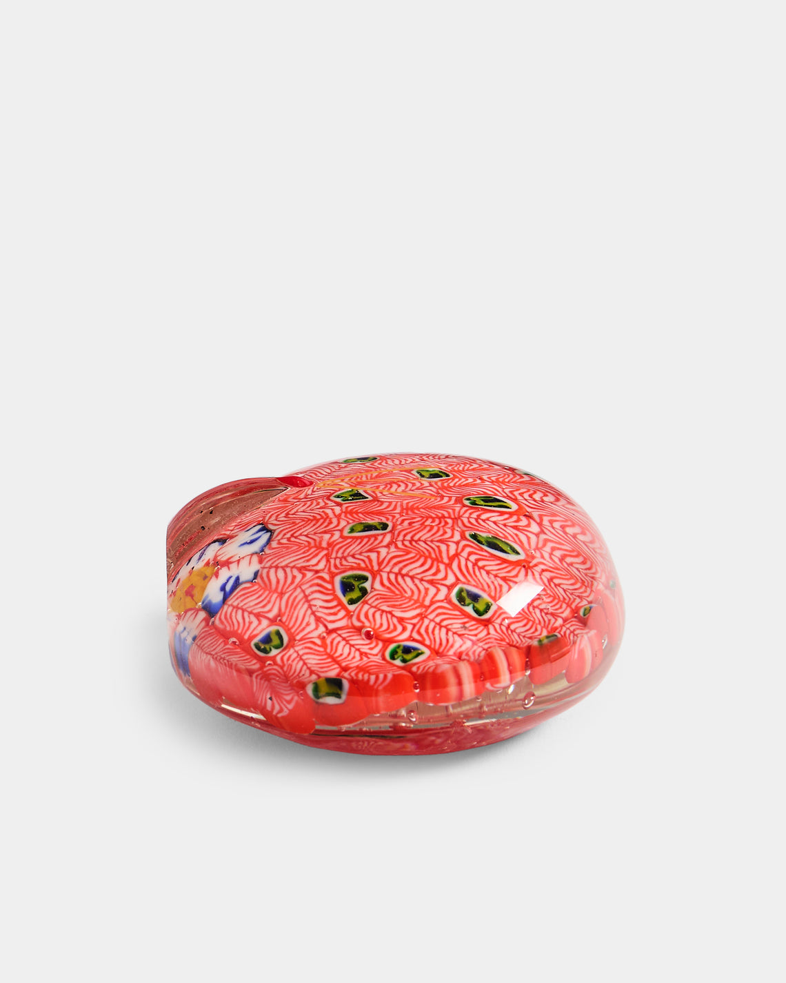Antique and Vintage - 1930s Murano Glass Paperweight - Red - ABASK - 