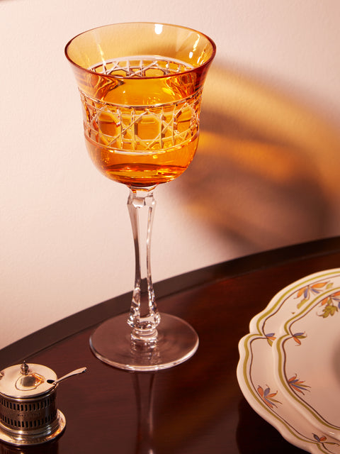 Cristallerie De Montbronn - Jacquard Hand-Blown Crystal Water Glass -  - ABASK