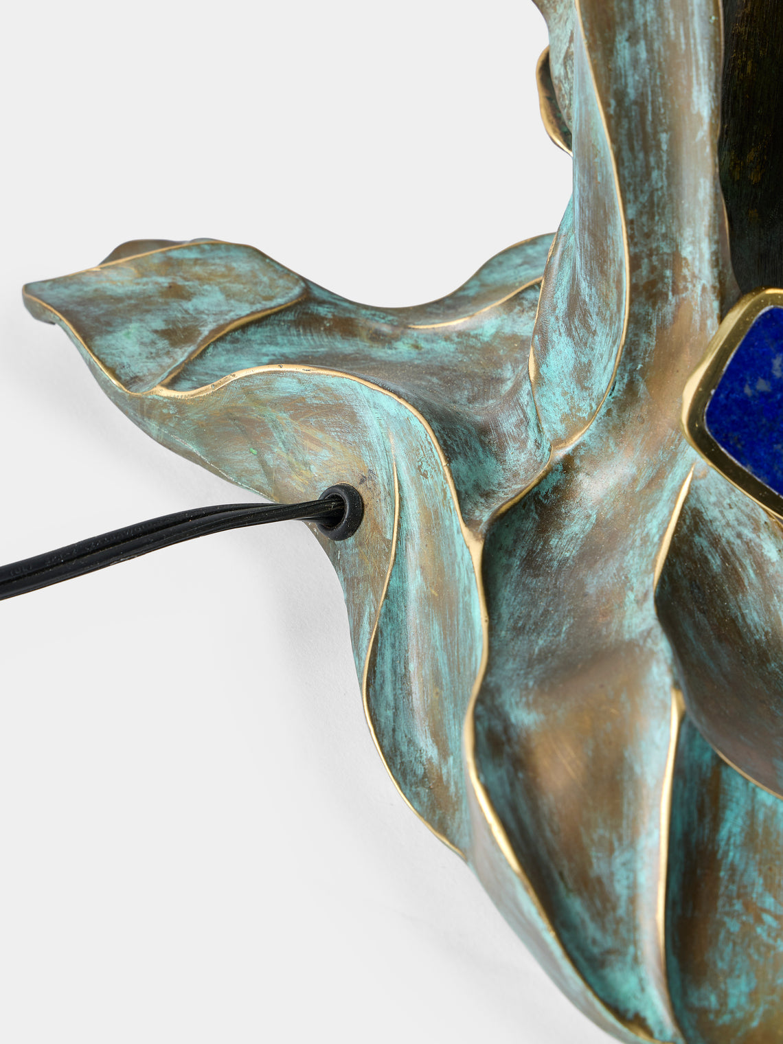 Viya - Glory Lily Brass Table Lamp - Brass - ABASK
