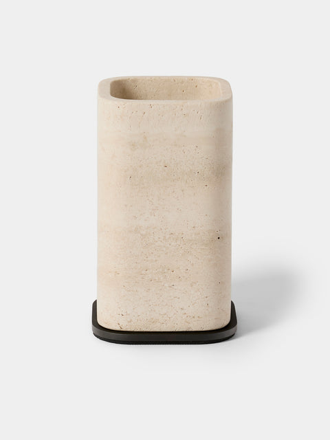 Giobagnara - Polo Marble Toothbrush Holder - Natural - ABASK - 