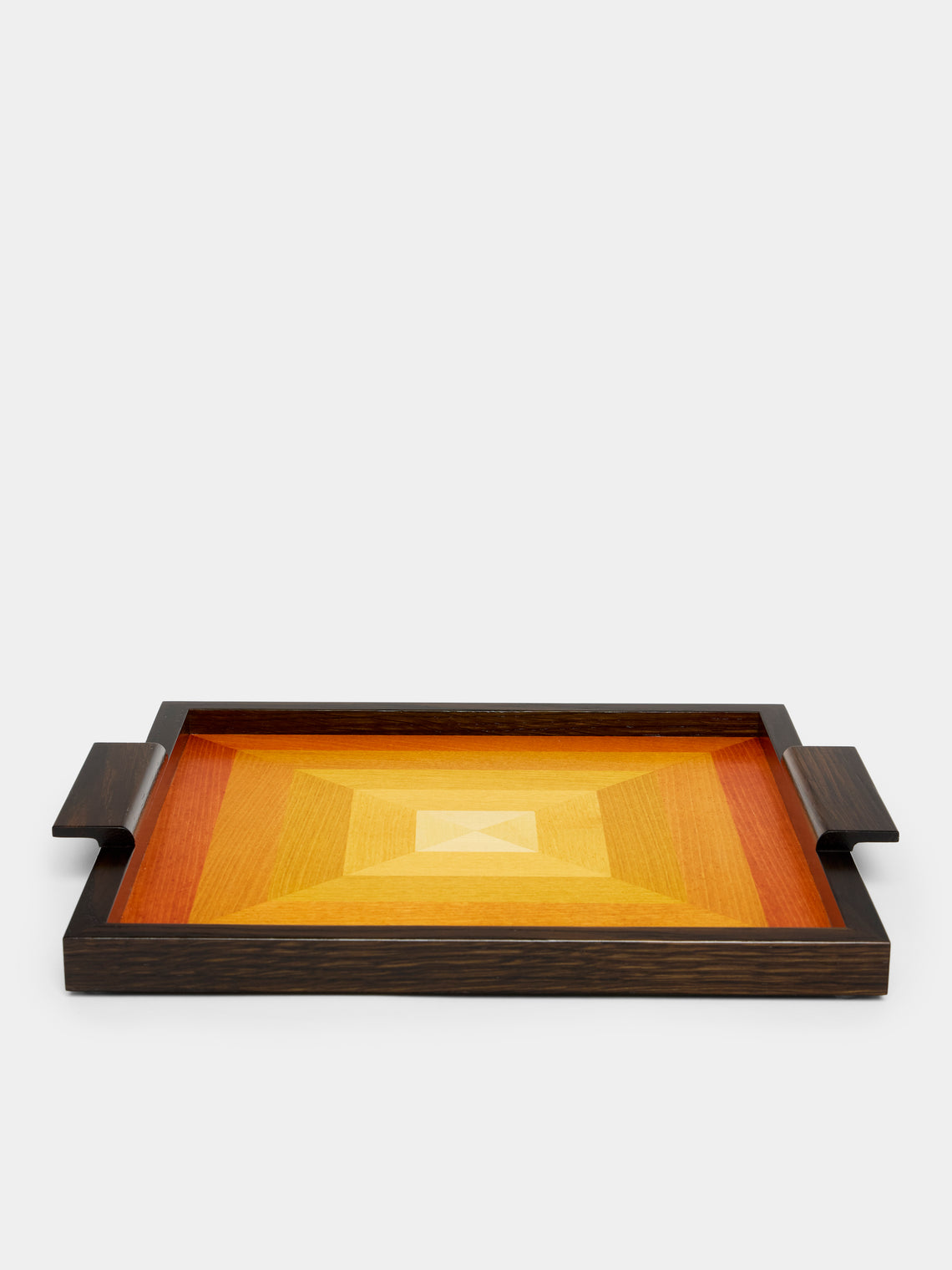 Kevin Stamper - Albers Wood Tray (12.5in/32cm) - Yellow - ABASK