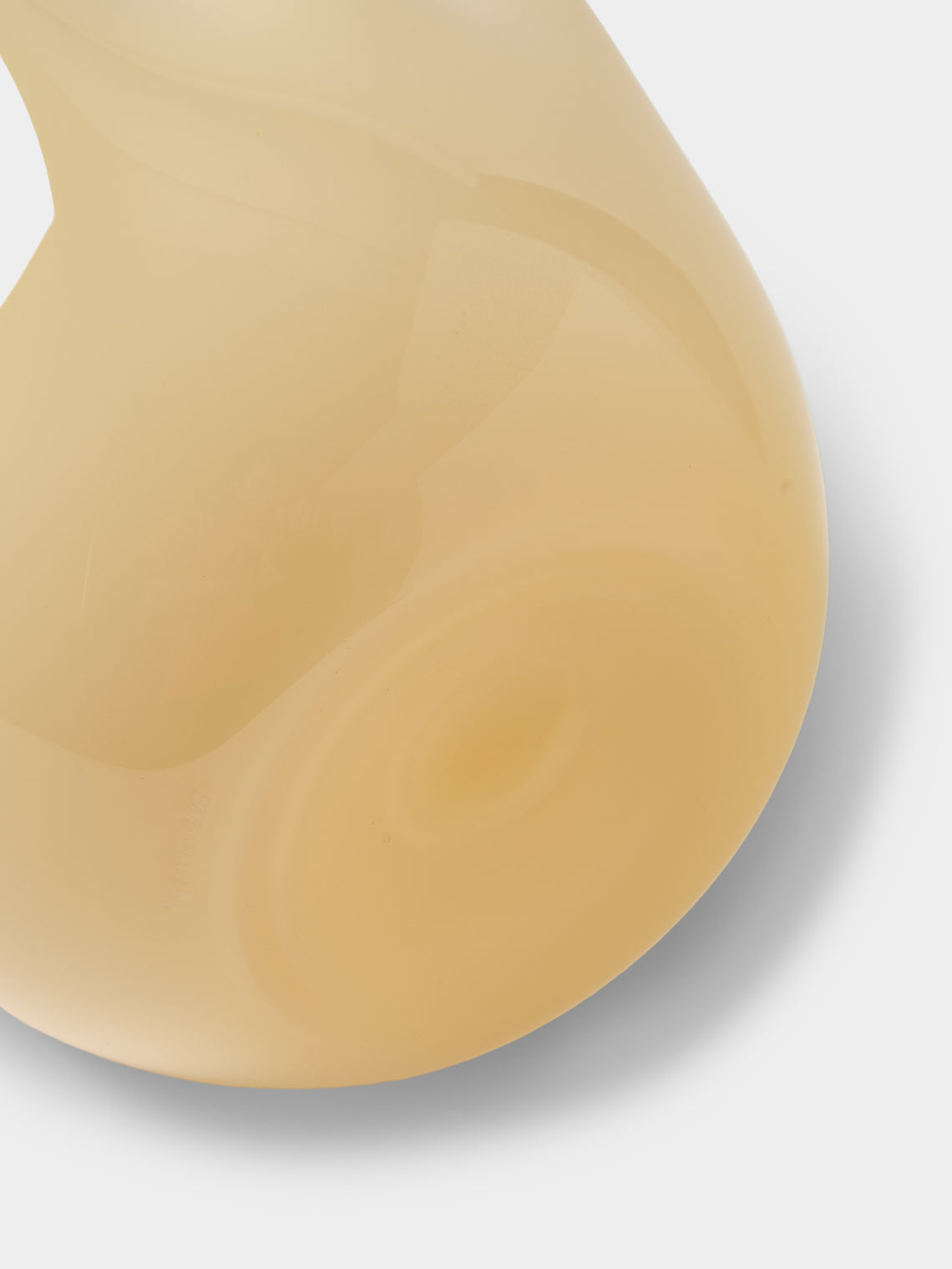 Venini - Fazzoletto Hand-Blown Murano Glass Vase (9.5in/24cm) - Yellow - ABASK