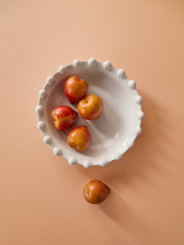 Astier de Villatte - Hand-Glazed Ceramic Medium Deep Platter - White - ABASK