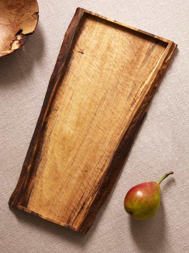 Thursday Furniture - Hand-Carved Persimmon Platter - Natural - ABASK