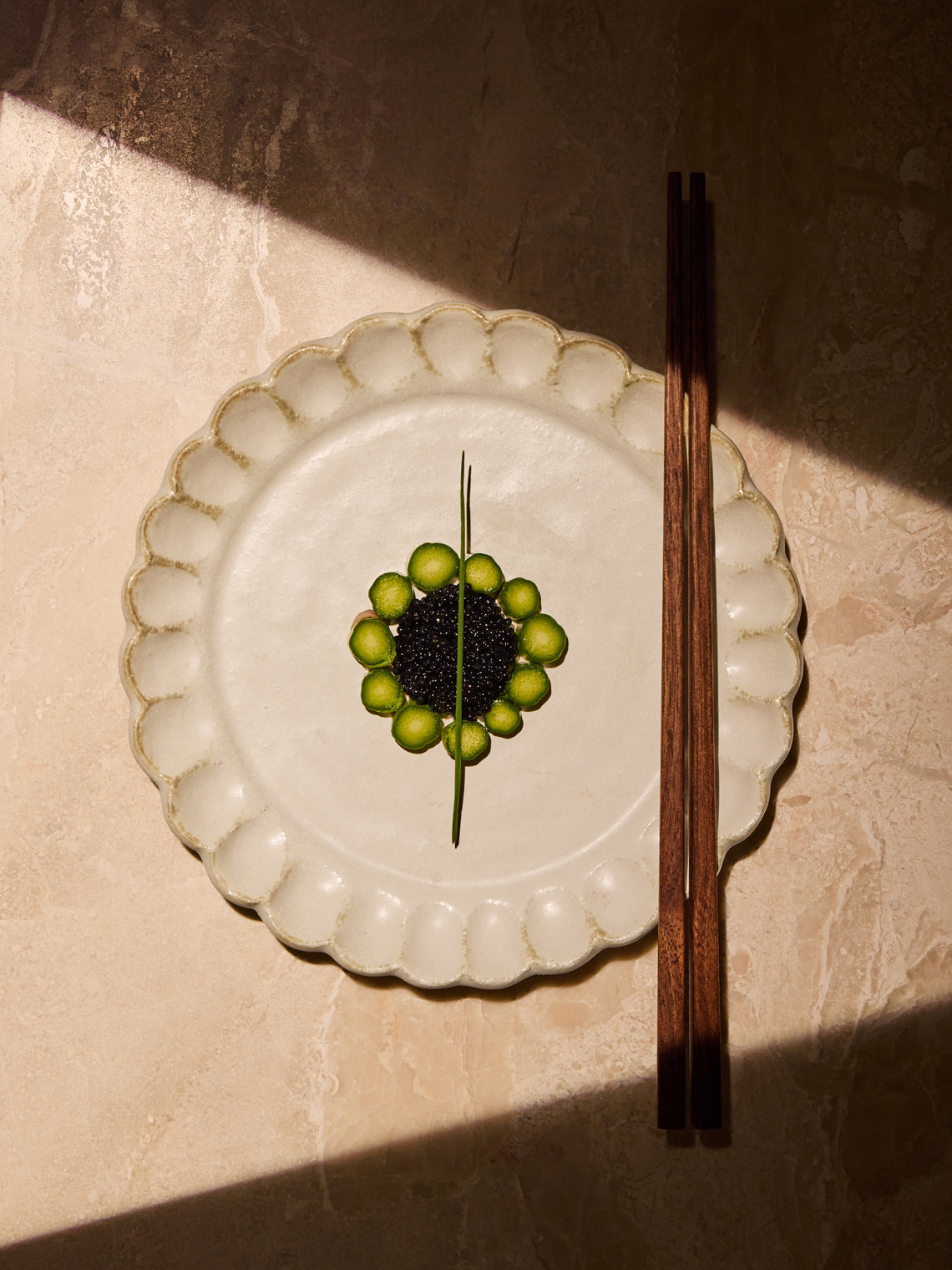 Kaneko Kohyo - Coco Ceramic Bread Plates – 7in/17.5cm (Set of 4) - White - ABASK