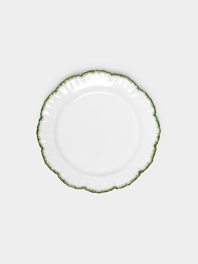 Atelier Soleil - Combed Edge Hand-Painted Ceramic Side Plate -  - ABASK - 