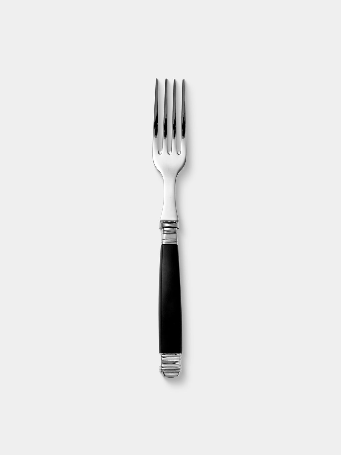 Alain Saint-Joanis - | Set of 4 Pieces | Empire Resin Dinner Cutlery - Black - ABASK