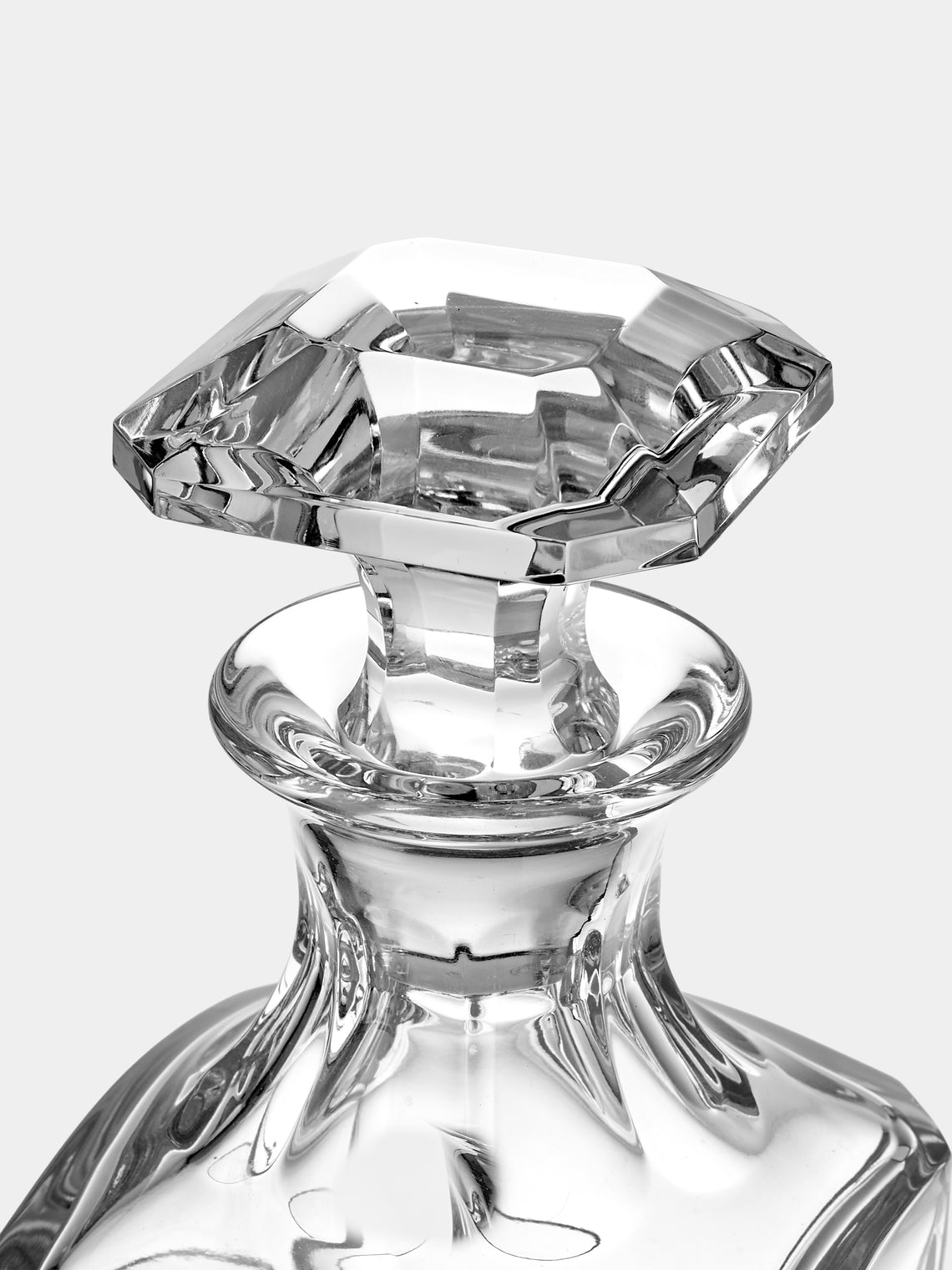 Antique and Vintage - 1940s Baccarat Crystal Decanter - Clear - ABASK