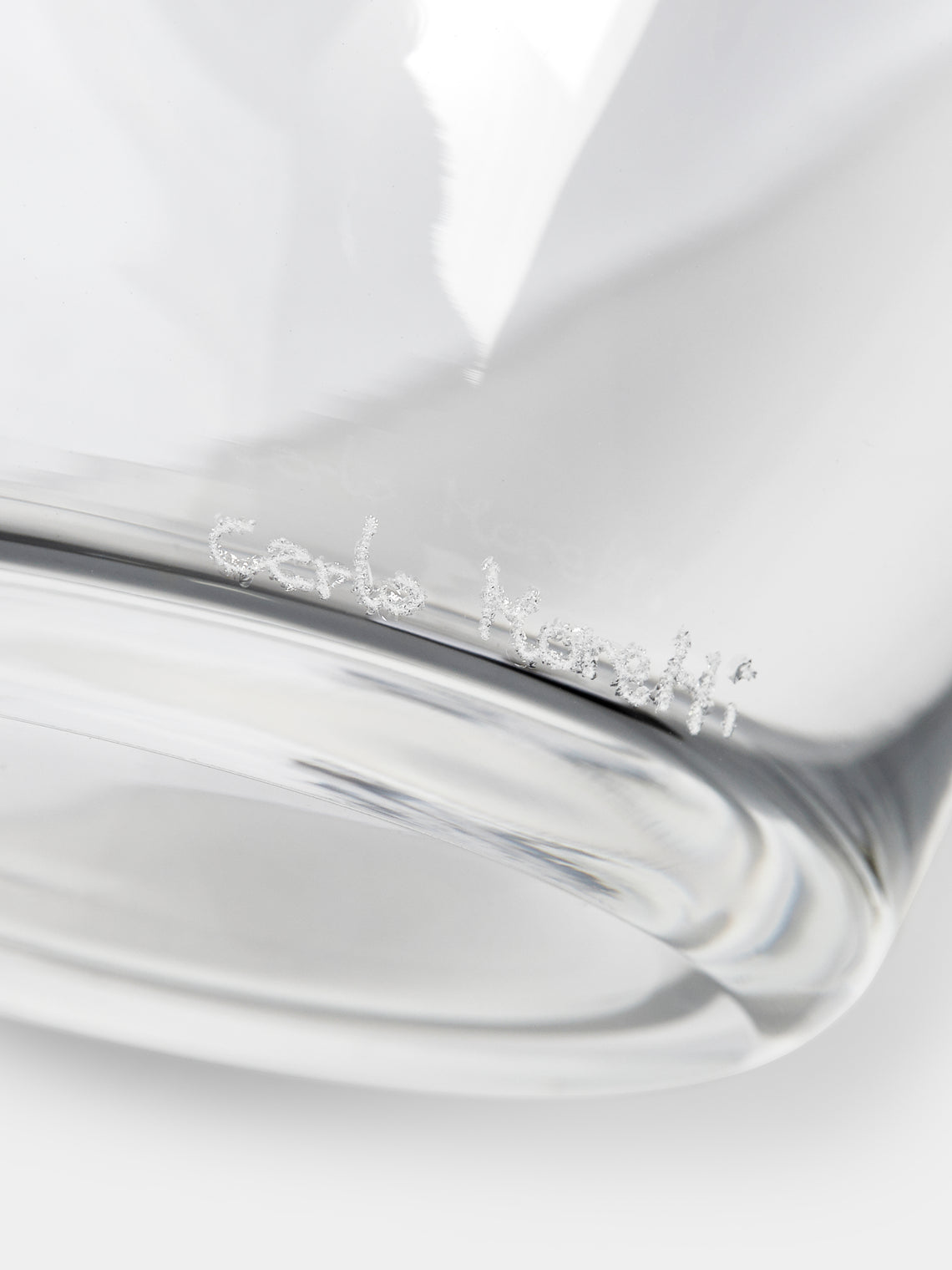 Carlo Moretti - Fili Molati Hand-Blown Murano Glass Champagne Flutes (Set of 2) - Clear - ABASK