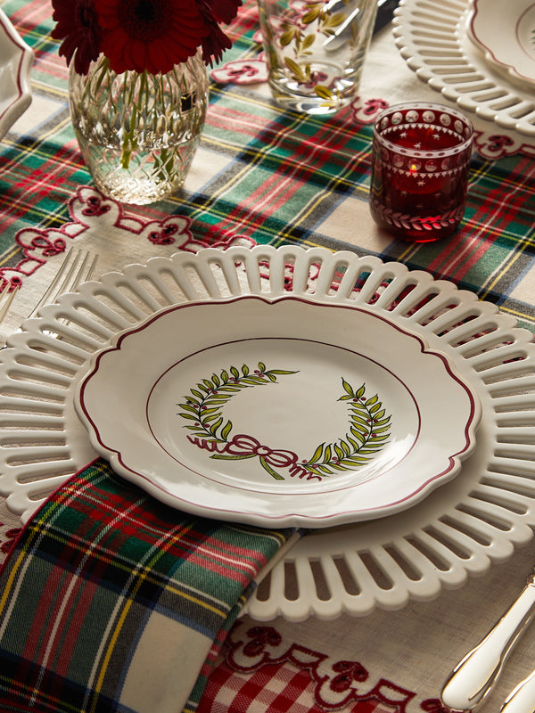 Borgo delle Tovaglie - Filo Tartan Linen Large Table Runner - Multiple - ABASK
