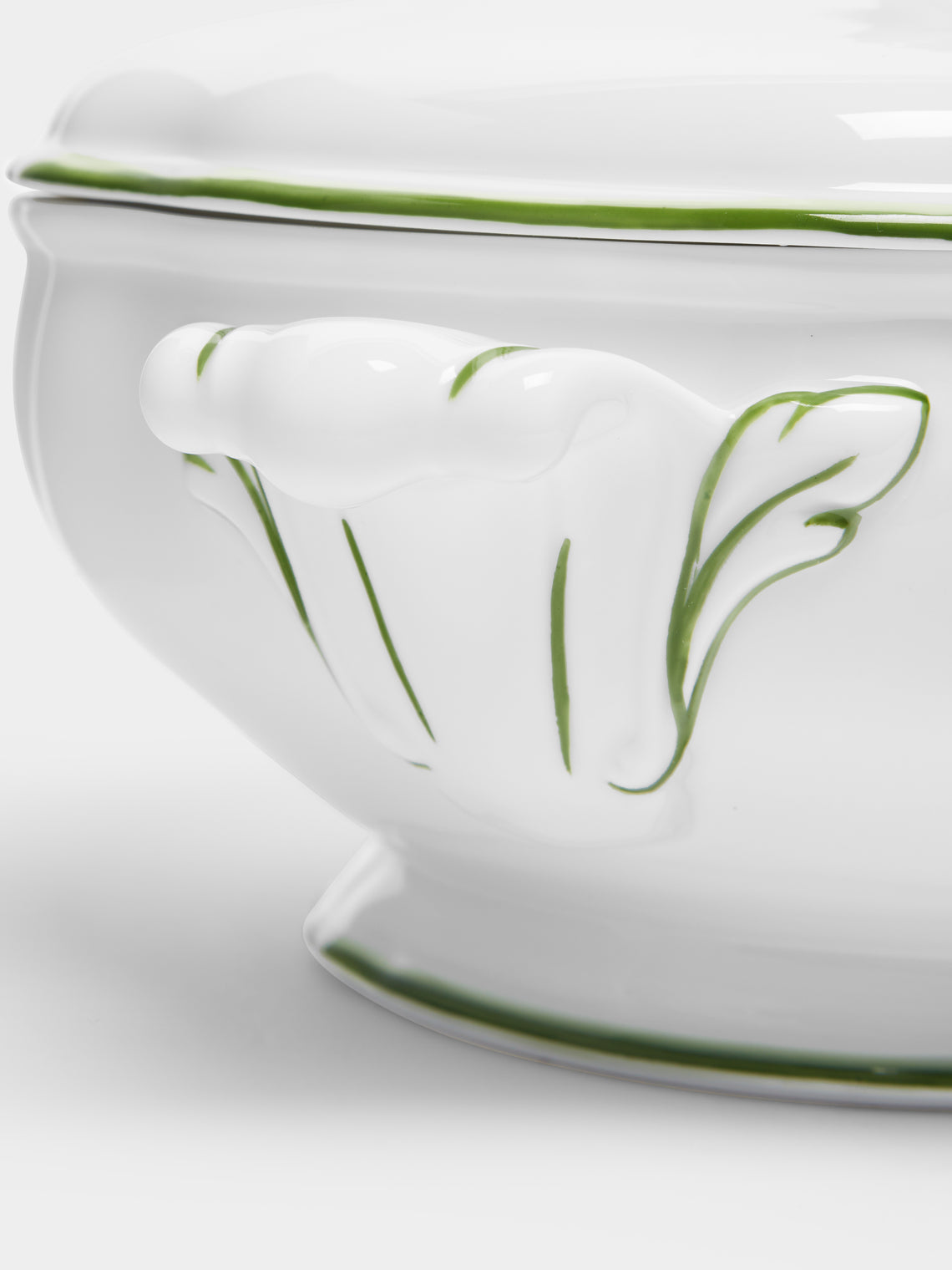 Touraine Hand-Painted Porcelain Soup Tureen