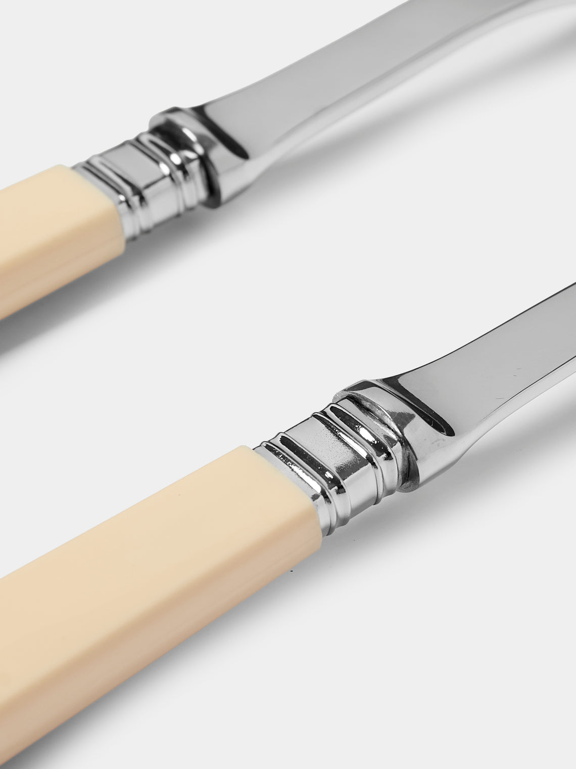 Alain Saint-Joanis - | Set of 2 | Joyau Resin Servers - Cream - ABASK