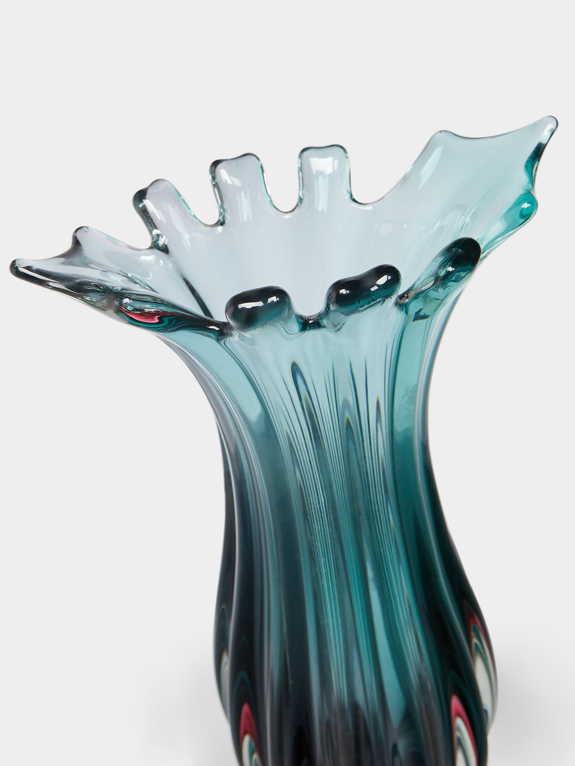 Antique and Vintage - 1960s Flavio Poli Murano Glass Large Vase -  - ABASK