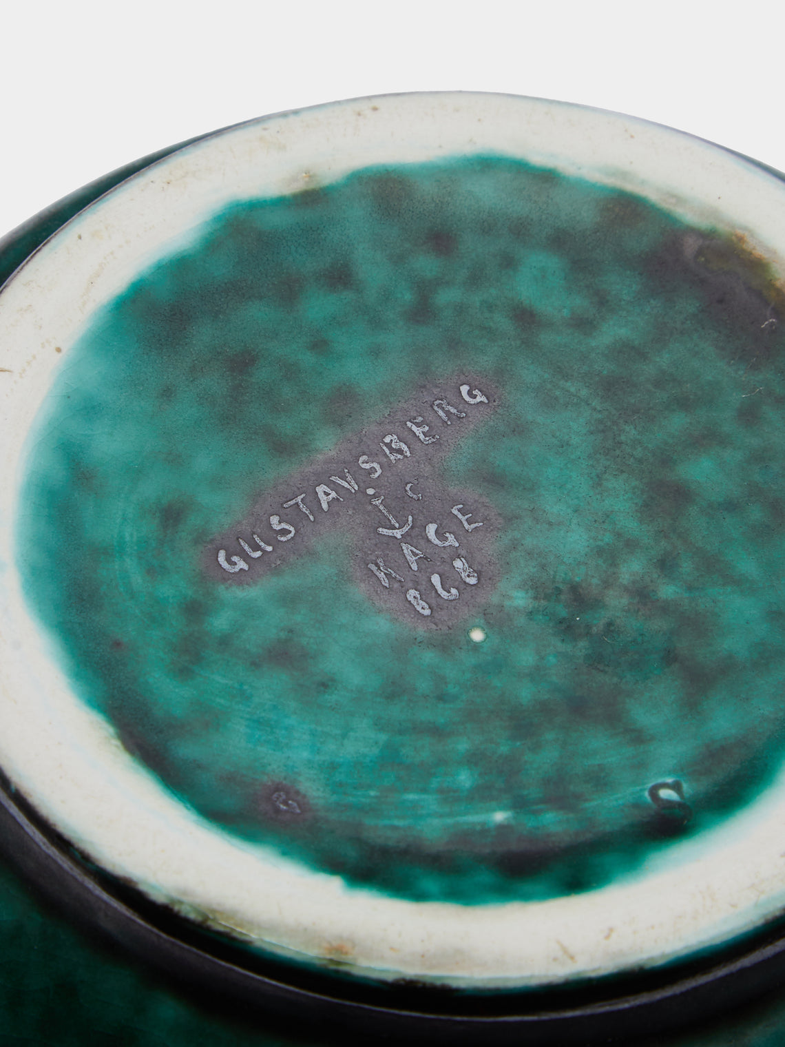 Antique and Vintage - 1930s Wilhelm Kåge Ceramic and Silver Pot -  - ABASK