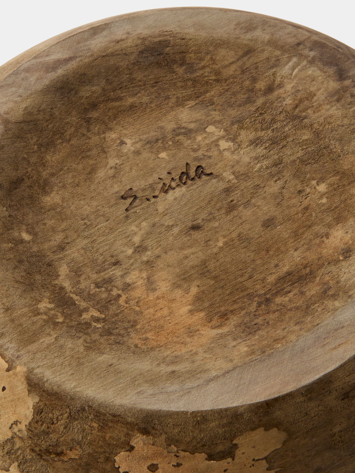 Iida Woodturning - Hand-Turned Earth-Finish Dogwood Bowl - Brown - ABASK