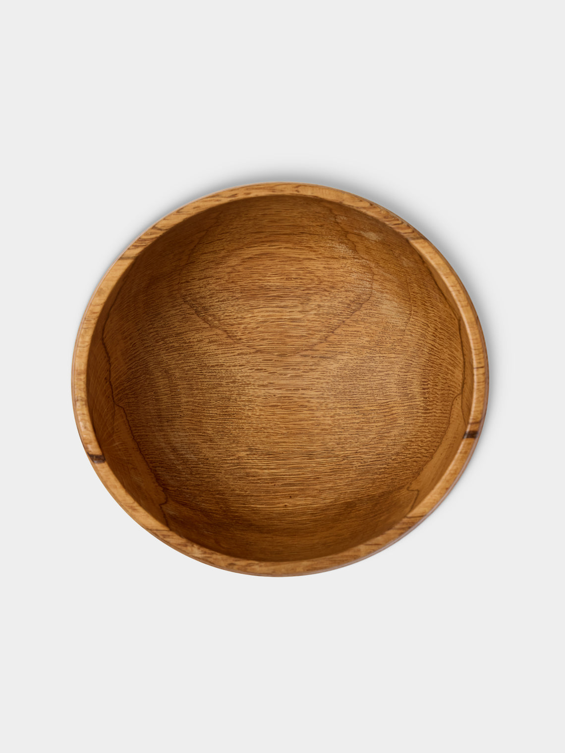 Thursday Furniture - Hand-Turned Oak Footed Bowl - Brown - ABASK