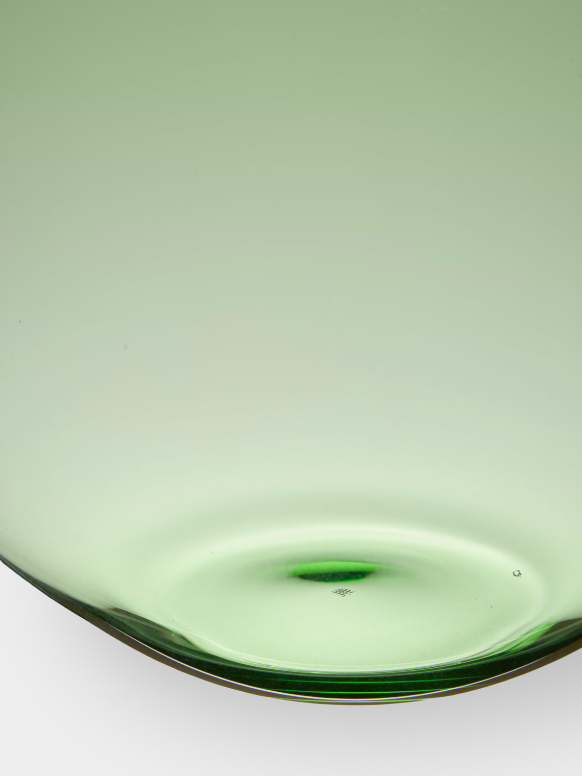 Lobmeyr - BV60 Hand-Blown Crystal Vase (8in/20cm) - Green - ABASK