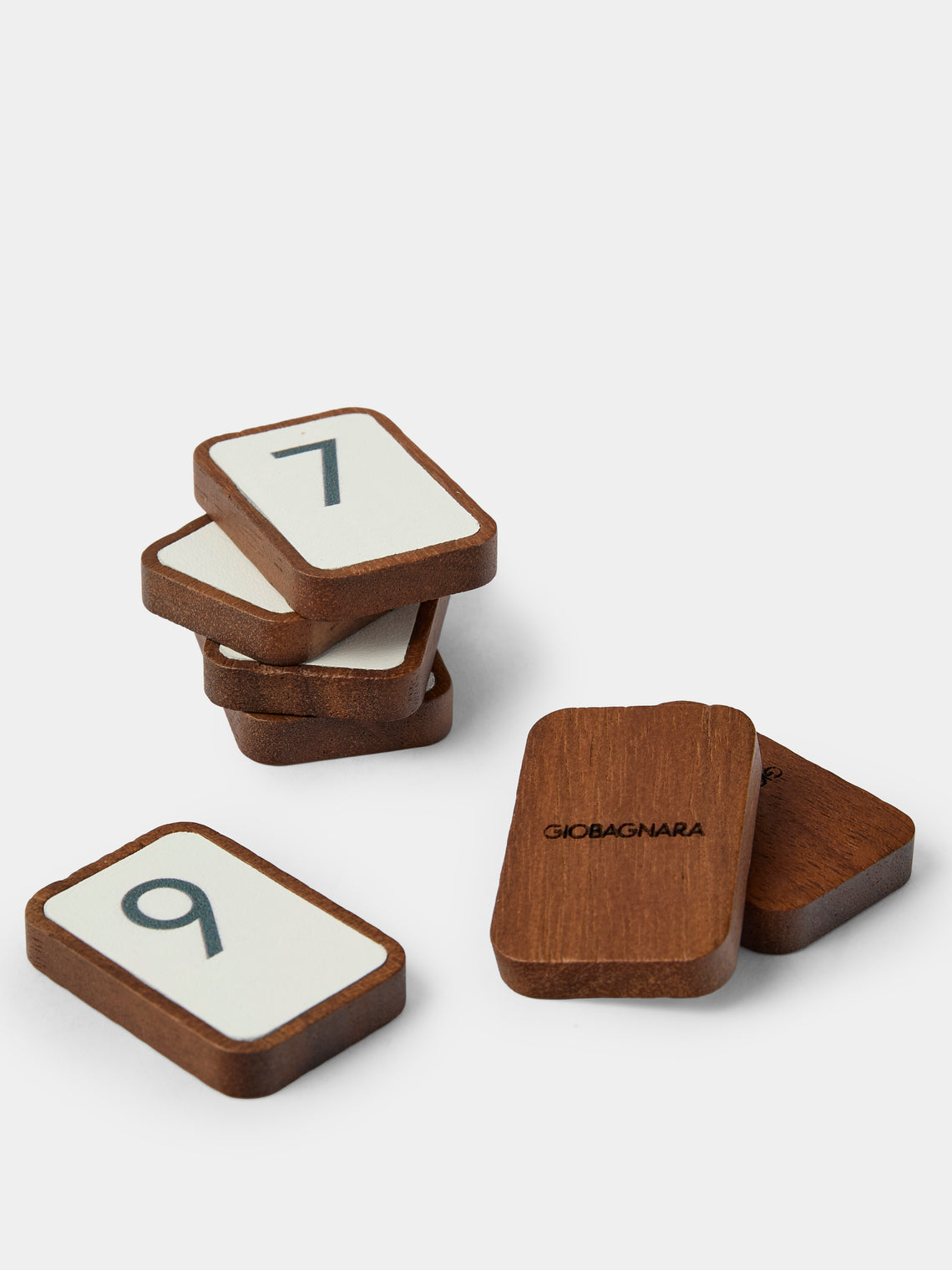 Giobagnara - Leather Rummikub Set - Red - ABASK