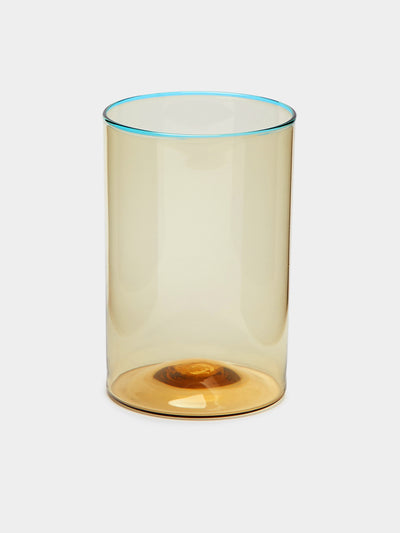 Yali Glass - Hand-Blown Murano Glass Tumblers (Set of 2) - Yellow - ABASK- 