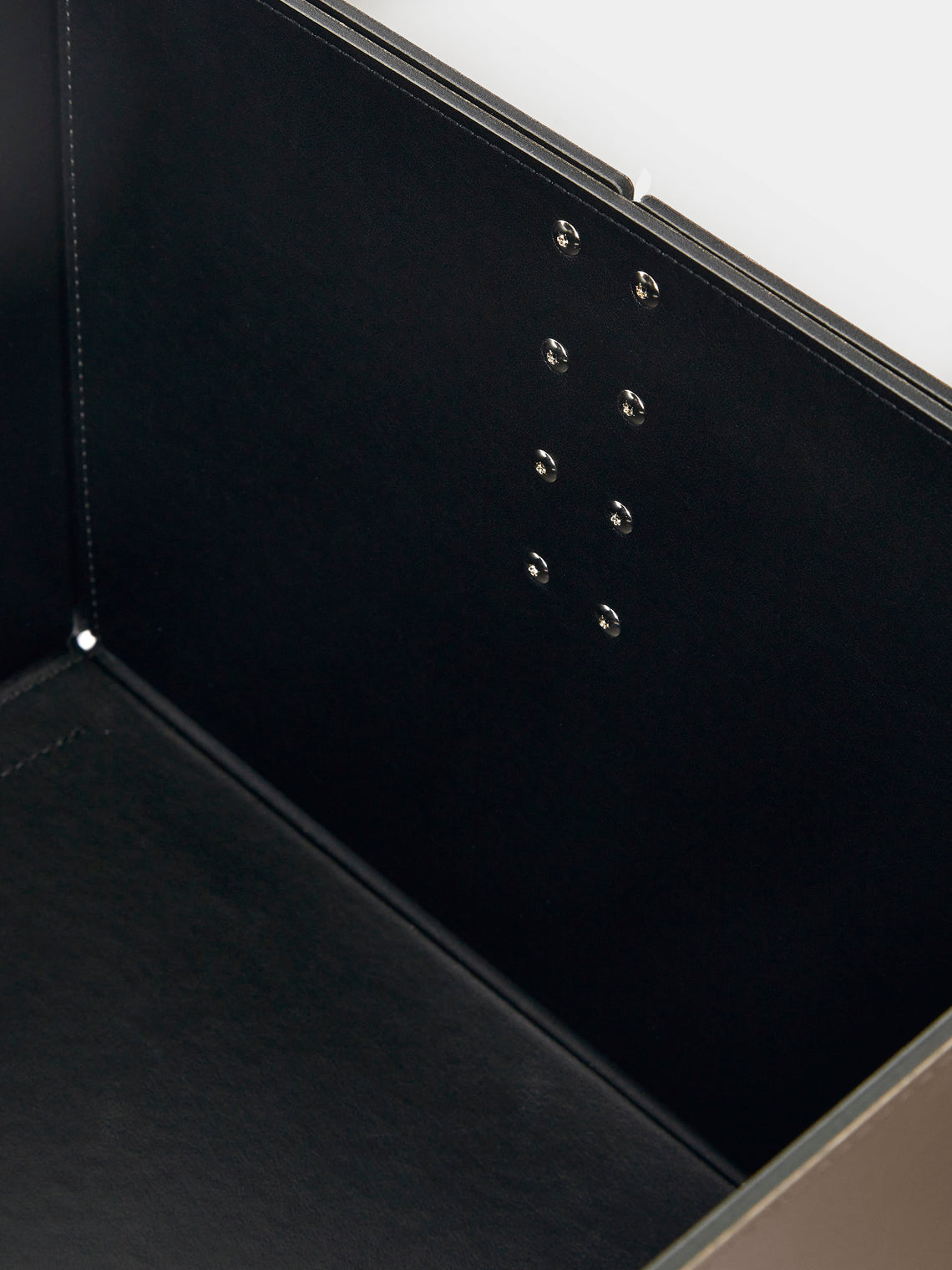 Pinetti - Origami Leather Large Box - Taupe - ABASK