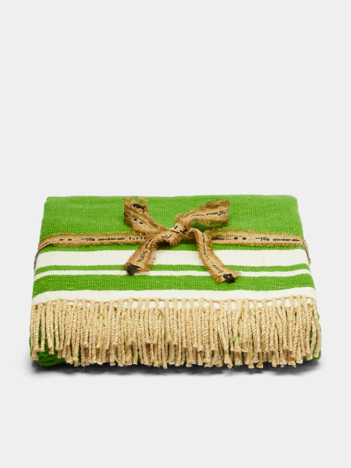 The House of Lyria - Boscaglia Hand-Dyed Wool Throw (73in/1.9m) - Green - ABASK